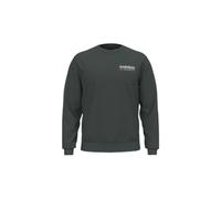 Napapijri Sweatshirt Homme Coton Vert Imprimé Logo Taille XL