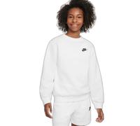 Sweatshirt col rond enfant Nike Club Fleece LBR Blanc 7/8 ans Unisex