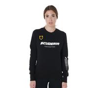 Sweatshirt col rond femme Equestro Scuderia Noir XS
