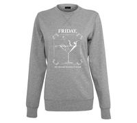 Sweatshirt col rond femme Mister Tee F-Word Gris XL