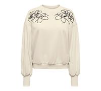 Sweatshirt col rond femme Only Brooke Blanc L