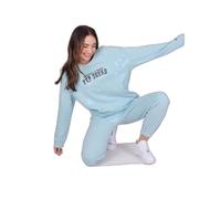 Sweatshirt col rond femme Project X Paris squad - bleu ciel - S XS