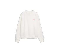 Sweatshirt col rond femme Tom Tailor Denim Blanc XL