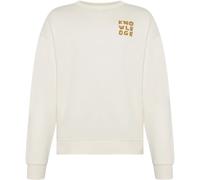 Sweatshirt col rond imprimÃ© KnowledgeCotton Apparel Blanc M