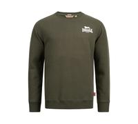 Lonsdale Sweat-shirt Longridge pour homme, Olive/blanc, XL