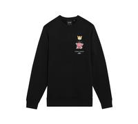 Sweatshirt col rond Lyle & Scott Rose And Crown Graphic Noir XL