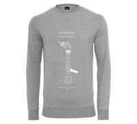 Sweatshirt col rond Mister Tee Depresso Gris M