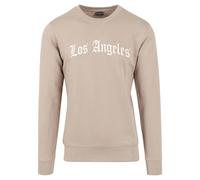 Mister Tee Los Angeles Wording Long Sleeve T-shirt Beige L Homme