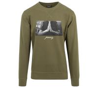Mister Tee Pray Sweatshirt Vert L Homme