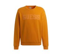 Sweatshirt col rond molleton Guess Beau Marron L