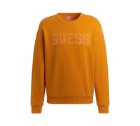 Sweatshirt col rond molleton Guess Beau Marron M