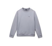 Napapijri Pull Balis en coton col rond Gris Taille S Homme