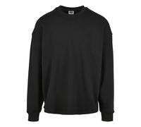 Urban Classics Sweat-shirt Oversized Boxy Crew Homme Noir M 100% Laine Bio