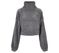 Urban Classics Turtleneck Chenille Sweatshirt Gris XS Femme