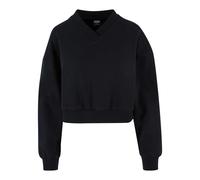 Sweatshirt col V femme Urban Classics Noir S
