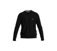 Sweatshirt col V Guess Brandon Basic Noir S