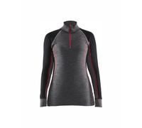 Sweatshirt col zippÃ© femme Blaklader Xwarm Gris 3XL