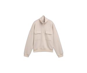Sweatshirt col zippÃ© femme Tom Tailor Denim Gris L