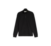 Sweatshirt col zippÃ© structurÃ© Tom Tailor Denim relaxed Noir S