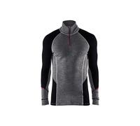 Blakläder Maillot de corps demi-zip XWARM 100% Mérino XS