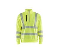 Sweatshirt col zippé haute-visibilité Blaklader Jaune M