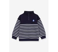 Petit Bateau SWEATSHIRT COL ZIP-A0GKM01 pour 5A Bleu