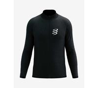 Sweatshirt Compressport Seamless Full Zip noir - M