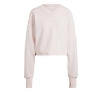 Adidas Sweatshirt All Szn côtelé col V femme Rose L