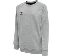 Sweatshirt coton enfant Hummel Move Grid Gris 12 ans