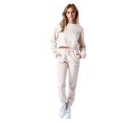 Sweatshirt court ample femme Project X Paris Basic Blanc L