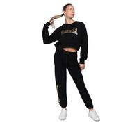 Sweatshirt court col rond femme Lonsdale Culbokie Noir L