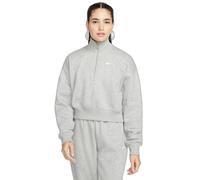 Sweatshirt crop 1/2 zip femme Nike Phoenix Fleece Gris L Female