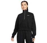 Sweatshirt crop 1/2 zip femme Nike Phoenix Fleece Noir M Female