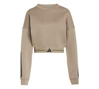 Sweatshirt crop femme adidas Hyperglam 3-Stripes L