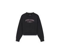 Guess Jeans W6rq04kcpr1 Cropped Sweatshirt Noir L Femme