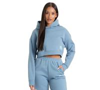 Sweatshirt crop femme Gym Glamour Classic Bleu S
