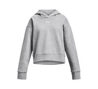 Sweatshirt crop - UNDER ARMOUR - Rival Fleece - Gris - Fleece ultra-doux - Poche kangourou 14-16 ans