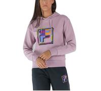 Sweatshirt crop top à capuche femme Fila Brissago - mauve shadows - XS XS