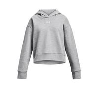 Sweatshirt crop - UNDER ARMOUR - Rival Fleece - Gris - Fleece ultra-doux - Poche kangourou 14-16 ans
