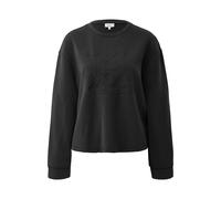 Sweatshirt de plongÃ©e Ã la coupe dÃ©contractÃ©e avec gaufrage femme s.Oliver Noir 52