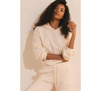 Sweatshirt de pyjama côtelé - Basile - XL - Ecru - Femme - Etam