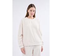 Sweatshirt de pyjama effet velours - Matilda - M - Ecru - Femme - Etam