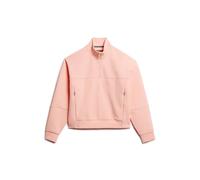 Superdry Sport Tech Relaxed Half Half Zip Sweatshirt Orange 2XS Femme