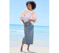 Sweatshirt dégradé de couleurs mode - Linea Tesini - citron vert-bleu glacier imprimé CITRON VERT-BLEU GLACIER IMPRIMÉ 48