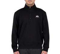Alpha Industries Half Zip Small Logo Sweatshirt pour homme Taille S - Noir