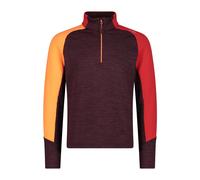 Sweatshirt demi-zip CMP Rouge 2XL
