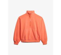 Superdry Sweatshirt Superdry Studios demi-zip orange Femme Taille S