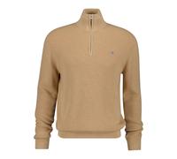Sweatshirt demi-zip Gant Marino Ribbed Beige M