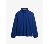 Superdry Sweatshirt demi-zip Cotton Classics Jersey Henley Bleu XL