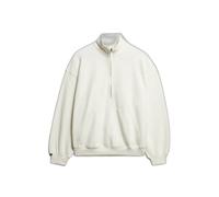 Sweatshirt demi-zippÃ©e femme Superdry Studios Half Blanc XS